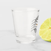 Kaart van Cyprus, poststempel; Shot Glas (Links)