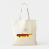 Kaart van Cyprus Tote Bag (Achterkant)