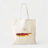 Kaart van Cyprus Tote Bag (Voorkant)