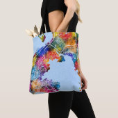 Kaart van Dalian China Tote Bag (Dichtbij)