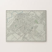  kaart van Dallas Texas (1901) Legpuzzel (Horizontaal)