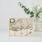 Kaart van Dalmatia, Kroatische kust en eilanden (1 (Staand voorkant)