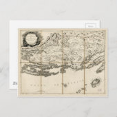 Kaart van Dalmatia, Kroatische kust en eilanden (1 (Voorkant / Achterkant)