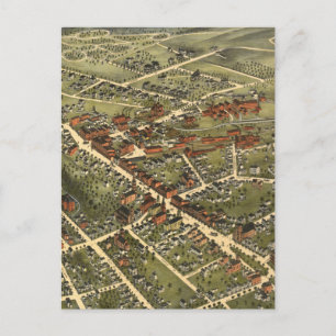  kaart van Danbury Connecticut (1875)