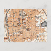 kaart van Darmstadt Duitsland (1905) (Voorkant)