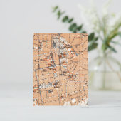  kaart van Darmstadt Duitsland (1905) (Staand voorkant)