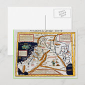 kaart van de 16e eeuw in het Midden-Oosten (Voorkant / Achterkant)