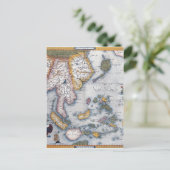 Kaart van de 16e eeuw voor Zuidoost-Azië en Indone (Staand voorkant)