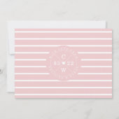 Kaart van de Aankondiging van de geboorte - Roze & (Achterkant)