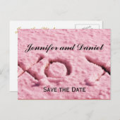 Kaart van de aankondiging van het huwelijk van dec (Voorkant / Achterkant)