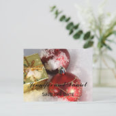 Kaart van de aankondiging van het huwelijk van dec (Staand voorkant)