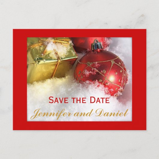 Kaart van de aankondiging van het huwelijk van dec (Voorkant)