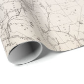 kaart van de Adirondacks New York Cadeaupapier (Rol Hoek)