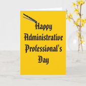 Kaart van de Administratieve Professionele Dag (Gele Bloem)