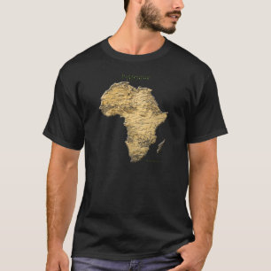 Kaart van de AFRIKA-reeks T-shirt