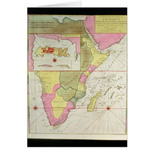 Kaart van de Afrikaanse landen