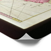 Kaart van de Afrikaanse landen Poster (Hoek)