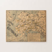  kaart van de Alaska Board Game (1897) Legpuzzel (Horizontaal)