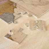  kaart van de Amerikaanse postwegen (1804) Legpuzzel (Zijkant)