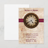 Kaart van de Antiek klok respons, Fuchsia (Voorkant / Achterkant)