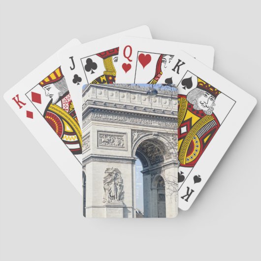 Kaart van de Arc de Triomphe (Achterkant)