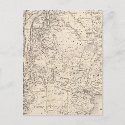 Kaart van de Argentijnse Federatie (Voorkant)