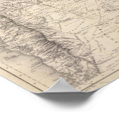 Kaart van de Argentijnse Federatie Poster (Hoek)