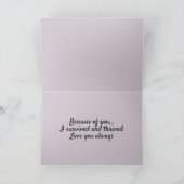 Kaart van de artistieke Floral Pastel Moederdag (Binnen)