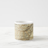 Kaart van de Atlantische kust Espresso Kop (Voorkant)