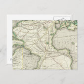 Kaart van de Atlantische Oceaan (Voorkant / Achterkant)