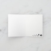 Kaart van de Australian Shepherd in de sneeuw (Binnen)