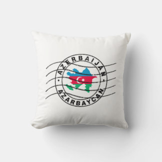 Kaart van de Azerbeidzjan, poststempel, Reizen S Kussen