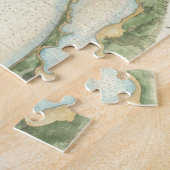  kaart van de baai van San Diego (1857) Legpuzzel (Zijkant)