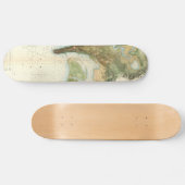  kaart van de baai van San Diego (1857) Persoonlijk Skateboard (Horizontaal)