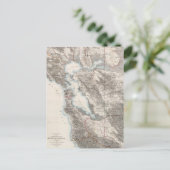  kaart van de baai van San Francisco (1873) (Staand voorkant)