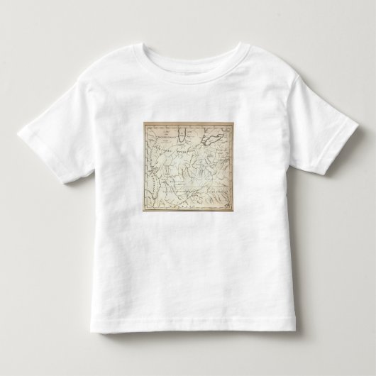 Kaart van de "back" - nederzettingen kinder shirts (Voorkant)