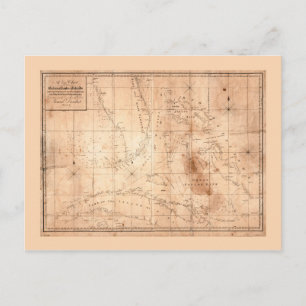 Kaart van de Bahama-banken en -eilanden (1817)