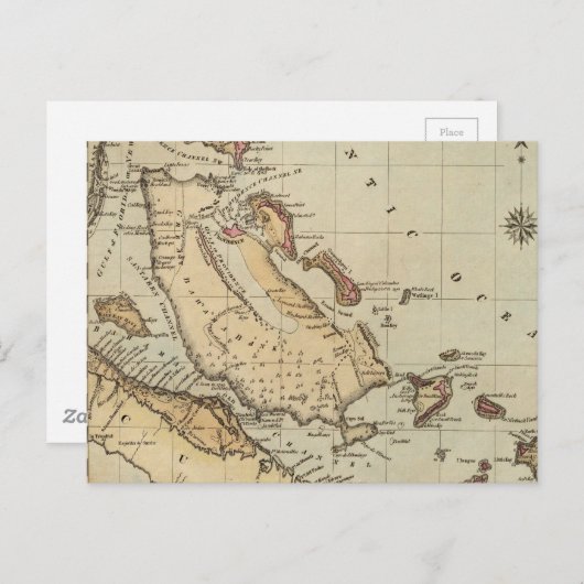  kaart van de Bahama's (1823) (Voorkant / Achterkant)