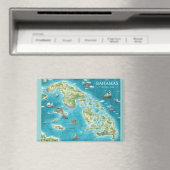Kaart van de Bahama's Magneet (Insitu (Vaatwasser))