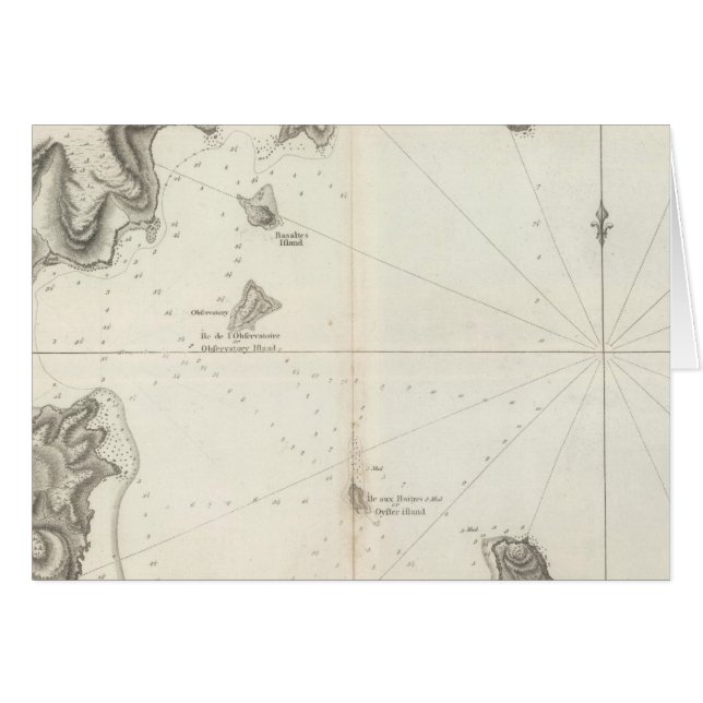 Kaart van de Baie de Castries (Voorkant Horizontaal)