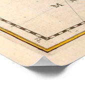  kaart van de Balearen (1640) Poster (Hoek)