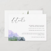 Kaart van de Bergbuis Rustic Wedding Enclosure (Voorkant / Achterkant)