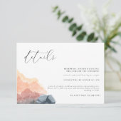 Kaart van de Bergbuis Rustic Wedding Enclosure (Staand voorkant)