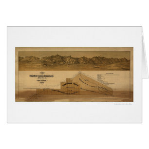 Kaart van de bergen van de Waaier van Panamint 187