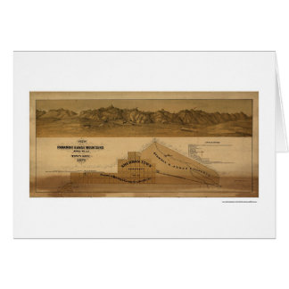 Kaart van de bergen van de Waaier van Panamint 187