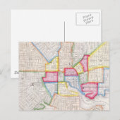  kaart van de binnenstad van Baltimore (1860) (Voorkant / Achterkant)