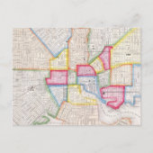  kaart van de binnenstad van Baltimore (1860) (Voorkant)