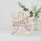  kaart van de binnenstad van Baltimore (1860) (Staand voorkant)