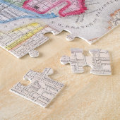  kaart van de binnenstad van Baltimore (1860) Legpuzzel (Zijkant)