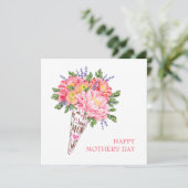 Kaart van de bloem, Kaarten van de Groeten, Gift (Staand voorkant)